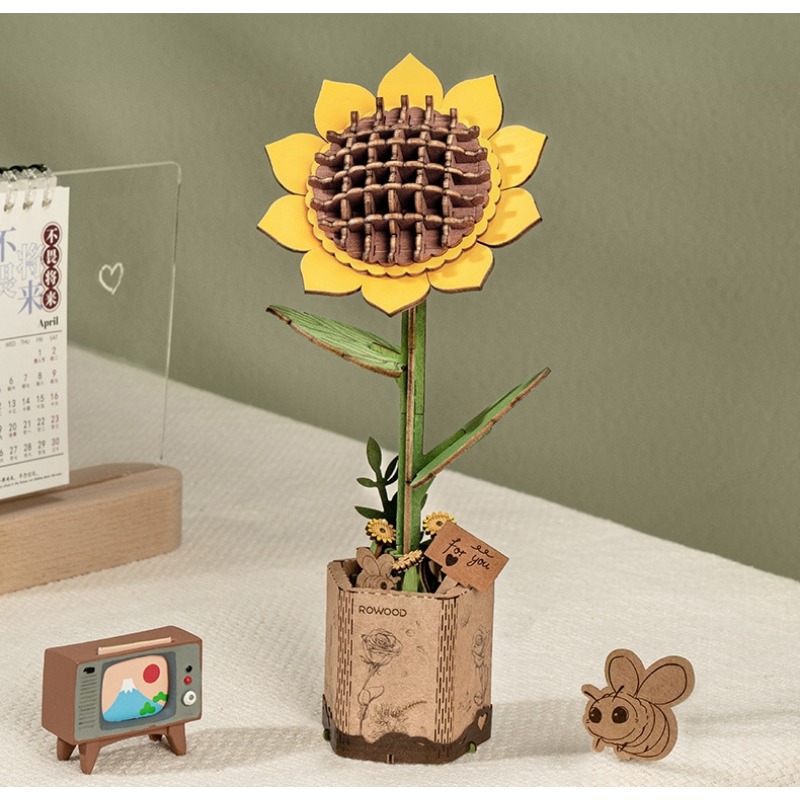 Cosplay Prop Kit - Building Block Potted Flower Model DIY