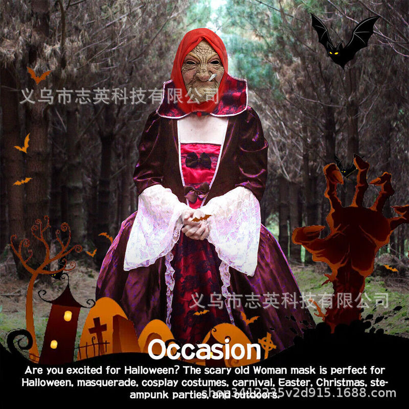 Le Cool Smoking Granny Mask La - Cosplay Material For Prop recension och pris
