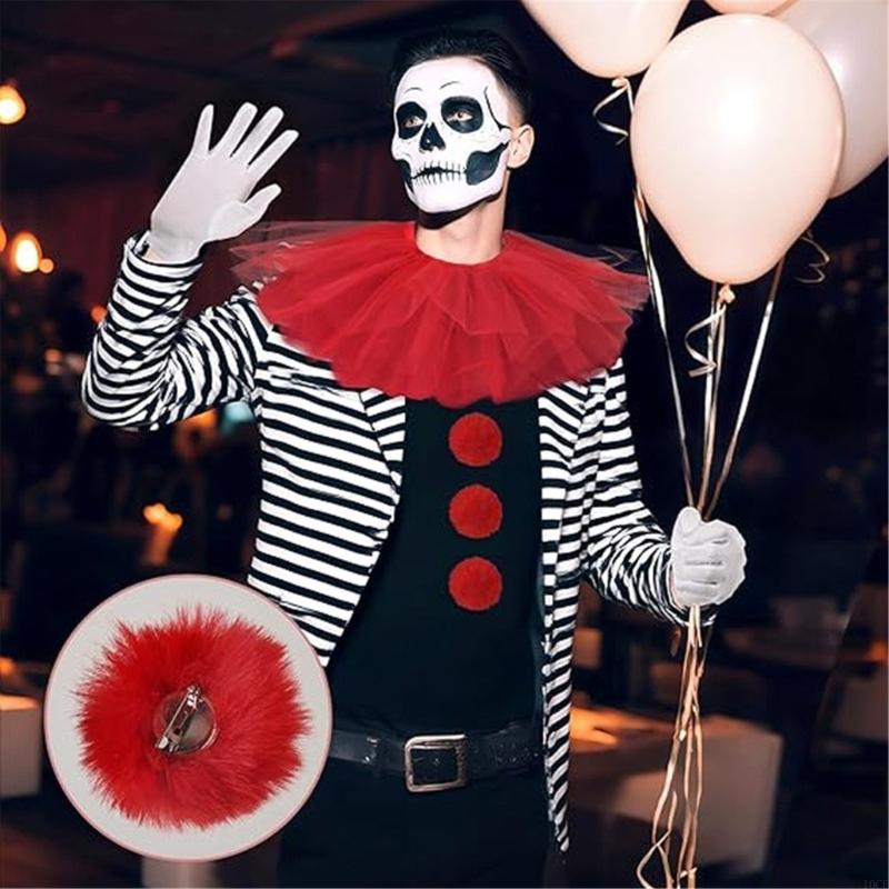 5Pcs/Set Halloween Clown Costu - Cosplay Prop Kit recension och pris