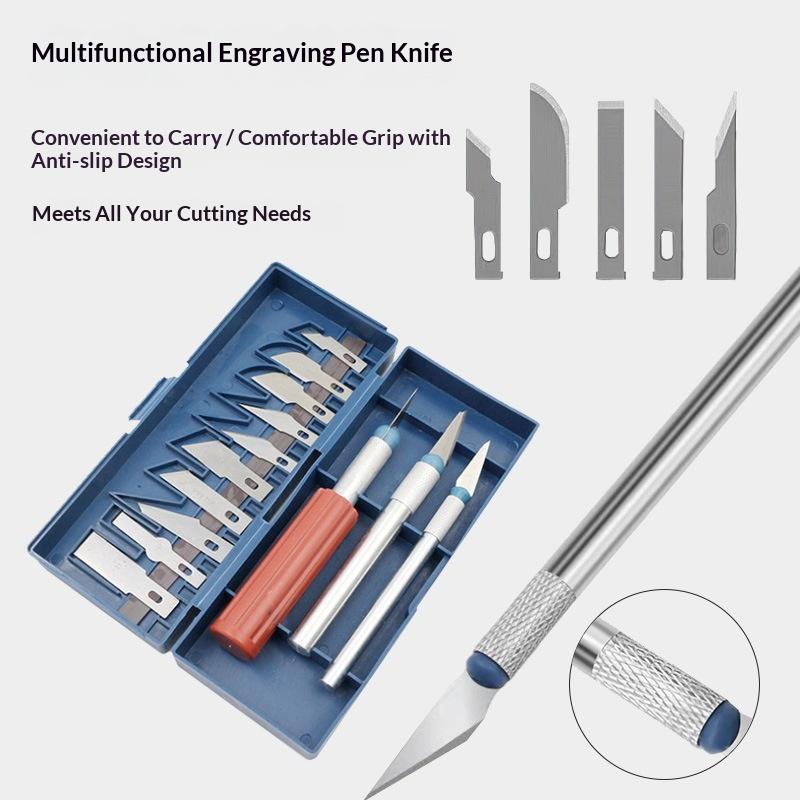 Hot 13-Piece Multi-Function Cu - Craft Knife Set recension och pris