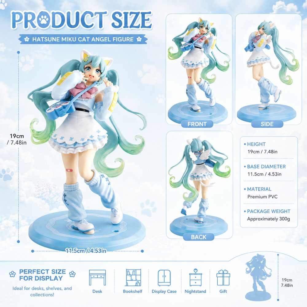 Hatsune Miku Cat Angel Figure  - Kotobukiya Bishoujo recension och pris