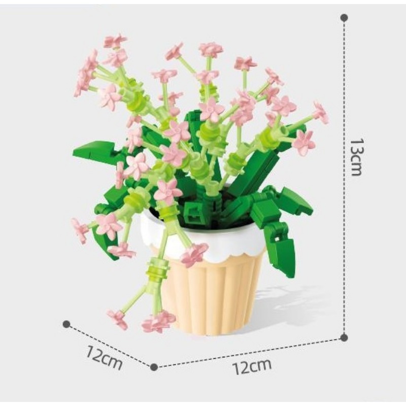 Building Block Potted Flower M - Cosplay Prop Kit recension och pris