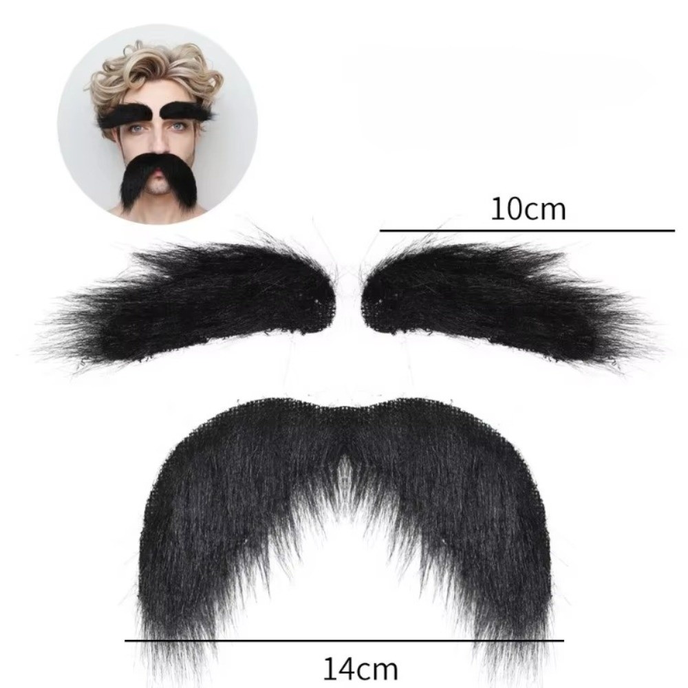 Funny Self-Adhesive Fake Beard - Cosplay Prop Kit recension och pris