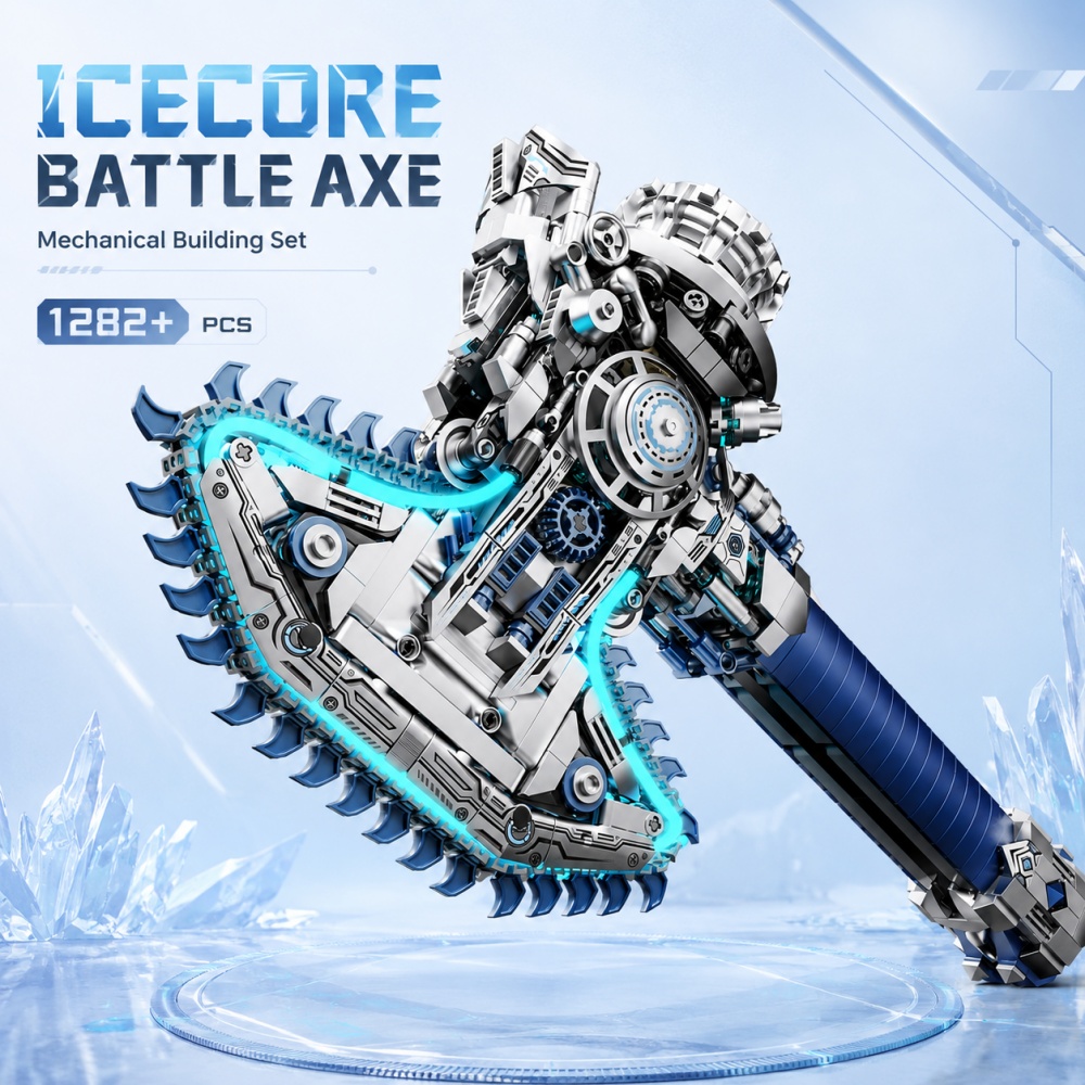 1282Pcs Technical Ice Battle A - Cosplay Prop Building recension och pris