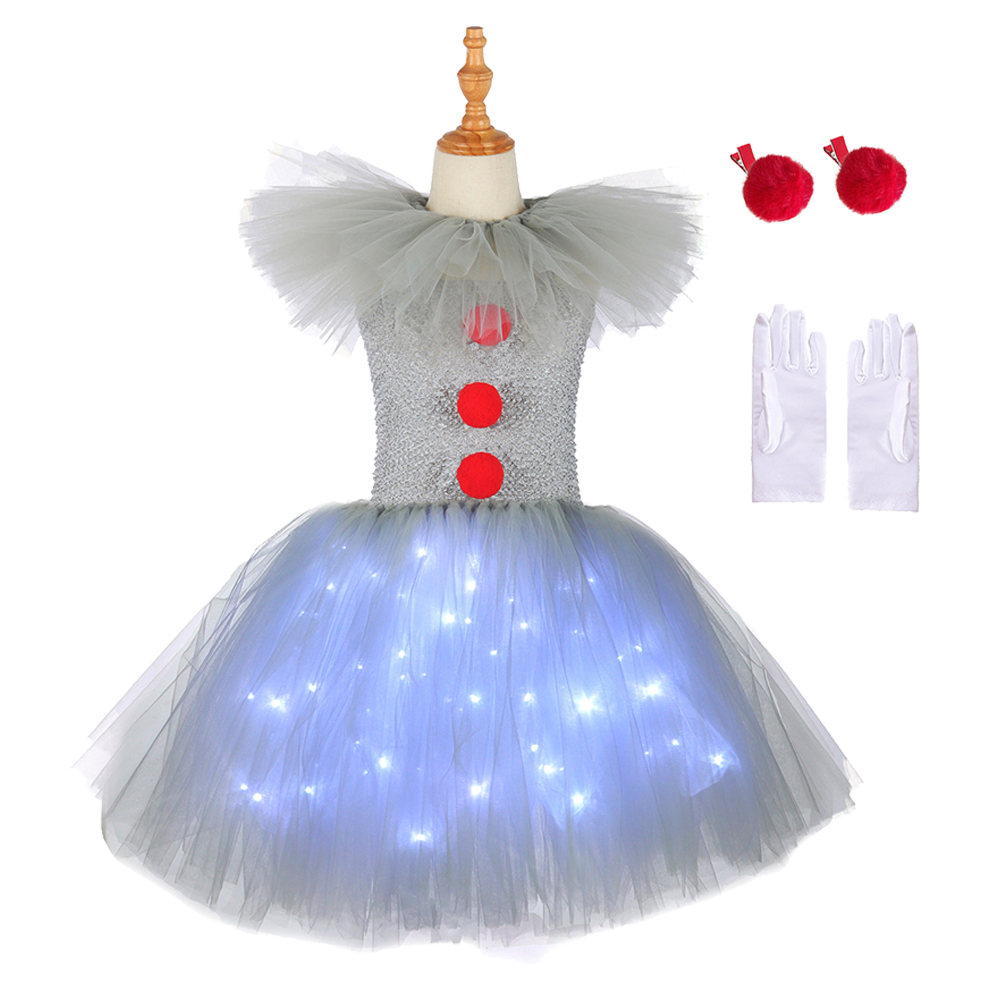 Gray Joker Girls Halloween LED - Cosplay Prop Bow recension och pris