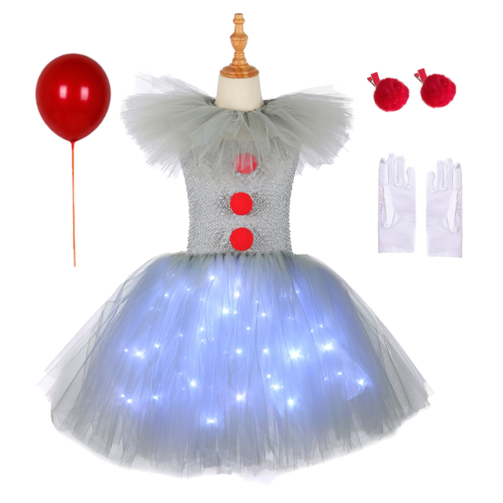 Gray Joker Girls Halloween LED - Cosplay Prop Bow recension och pris