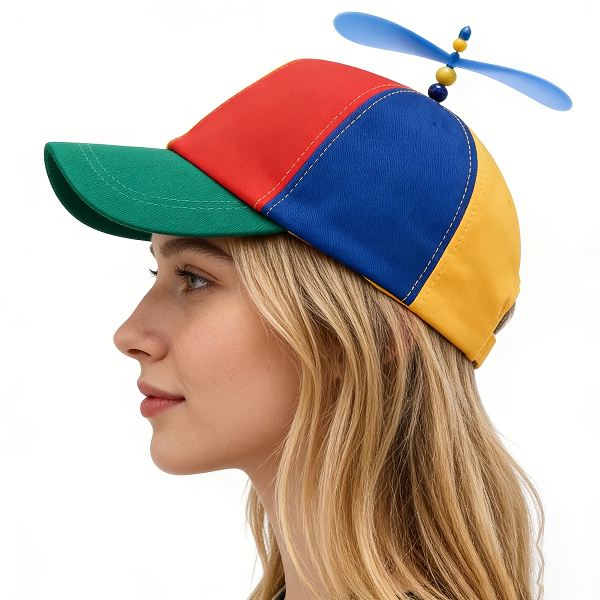 Funny Multicolor Propeller Hat - Ekko Cosplay Prop recension och pris
