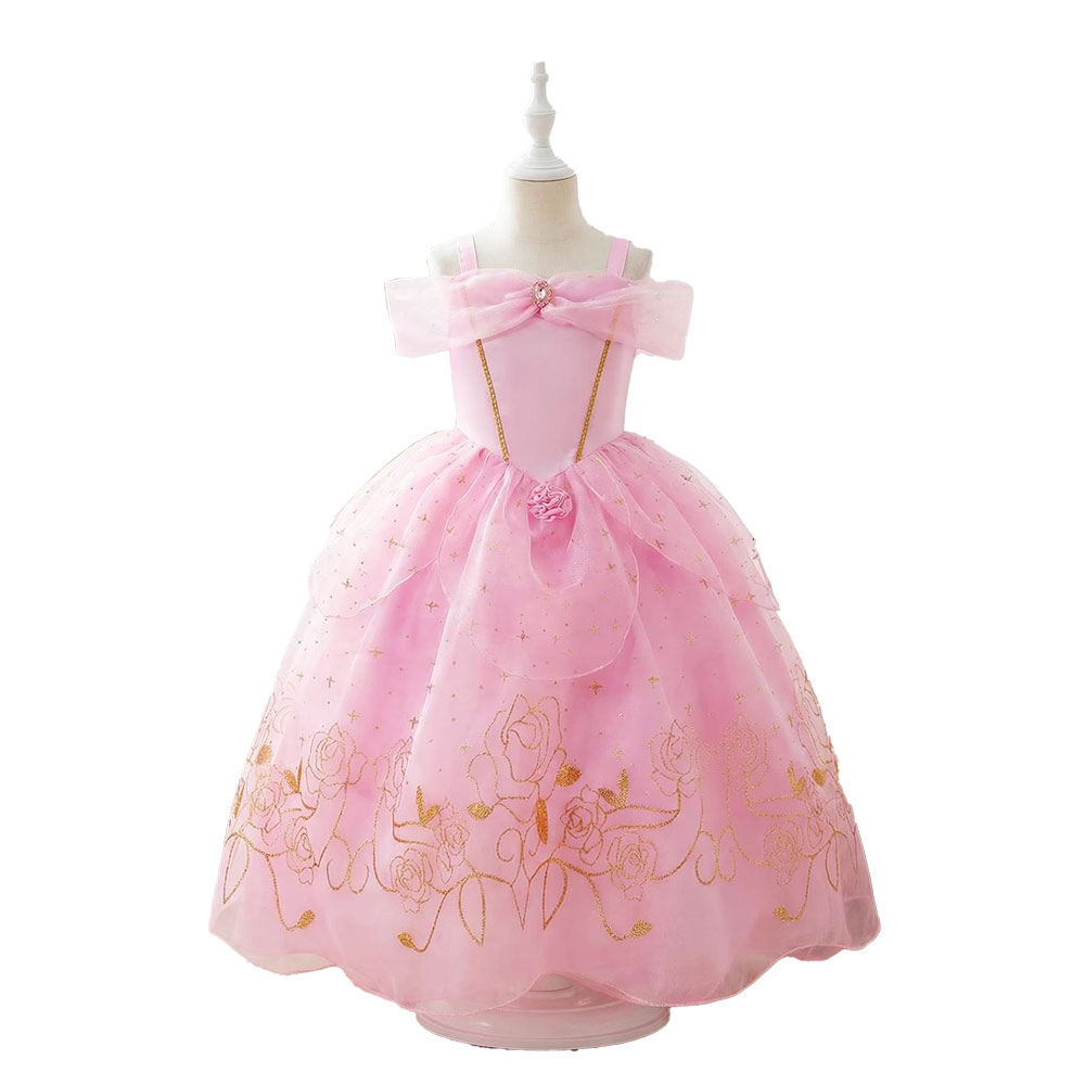 Girls Pink Princess Dress Off  - Cosplay Prop Bow recension och pris